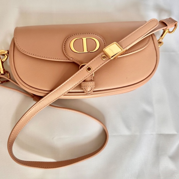 DIOR BOBBY EAST-WEST BAG ROSE DES VENTS BOX CALFSKIN - Picture 7 of 10